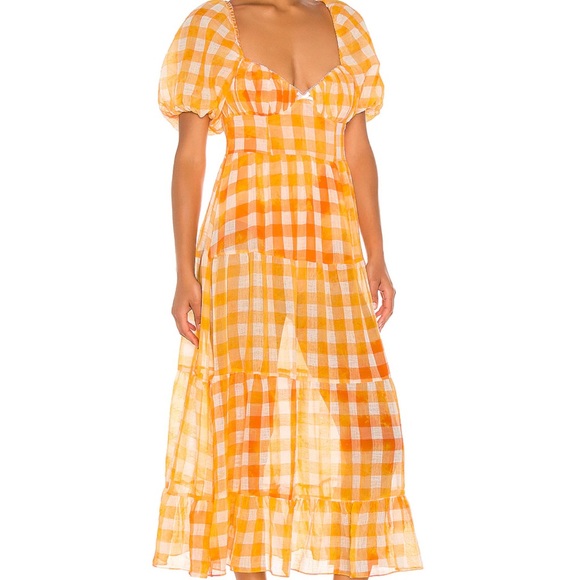 For Love and Lemons Mimosa Maxi Sz S - Picture 1 of 2